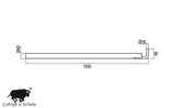 Bara de Ancorare cu Cioc Zincata 1550mm