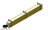 Cofraj reglabil fundatie gard 20-25-30cm