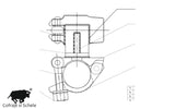 Cuplaj de prindere pe grinzi metalice 48.3mm