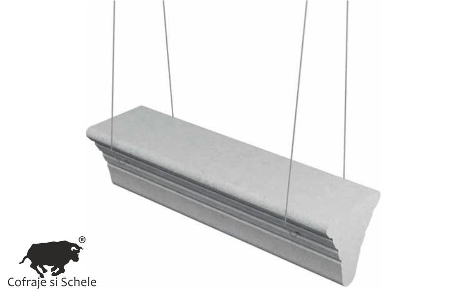 Distantiere Triunghiulare Fibrobeton cu Sarma H50mm 330mm