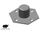 Placa fixare con pozitionare M27 otel
