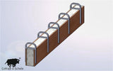 Cofraj fix fundatie gard 20cm