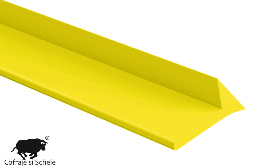 Coltar cofraje galben elastic 7x8x21mm 2.5m solid