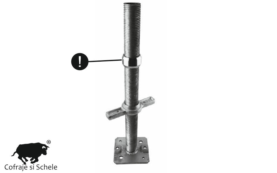 Inel de stabilizare pentru picior reglabil 48.2mm