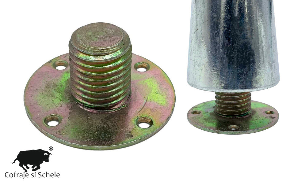 Placa de fixare cuie M24 pentru con catarator agatator