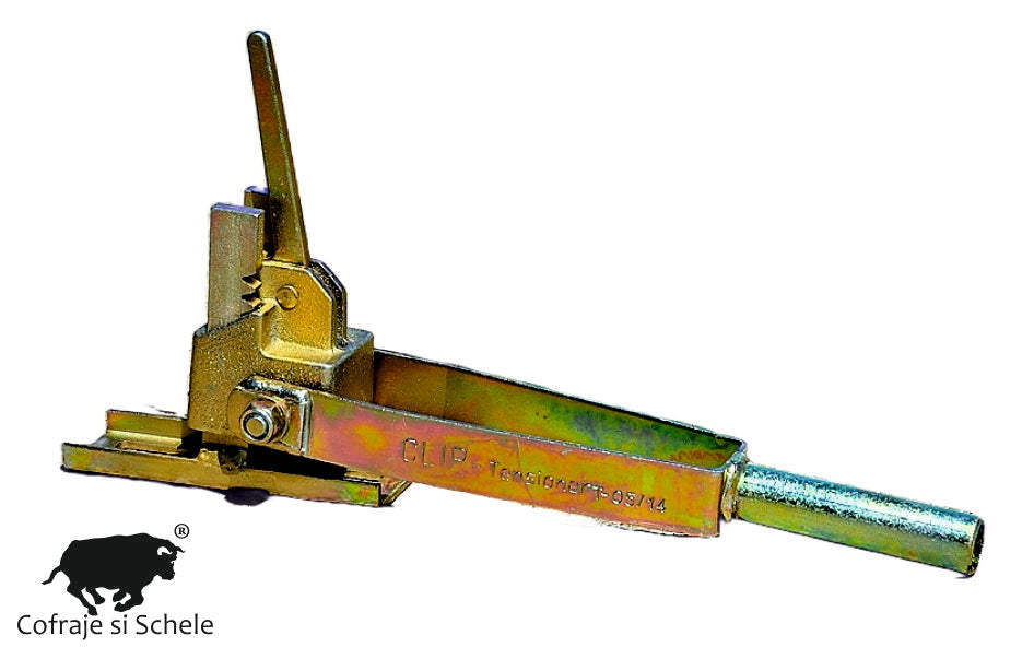Tensionator cleme cu arc